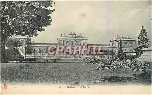 Cartes postales Reims La Gare