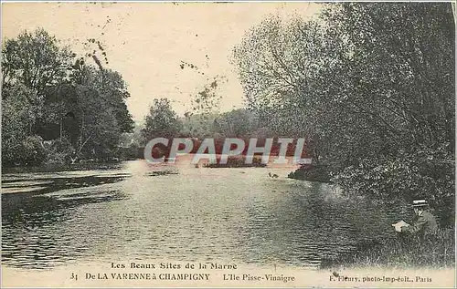 Cartes postales De la Varenne a Champigny L'lle Pisse Vinaigre