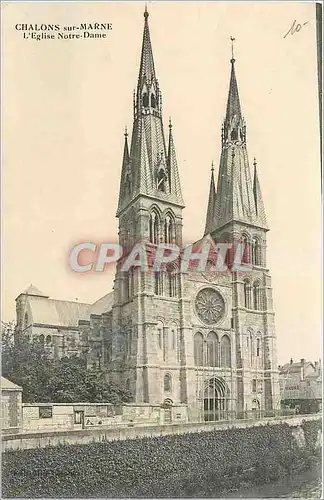 Cartes postales Chalons sur Marne L'Eglise Notre Dame