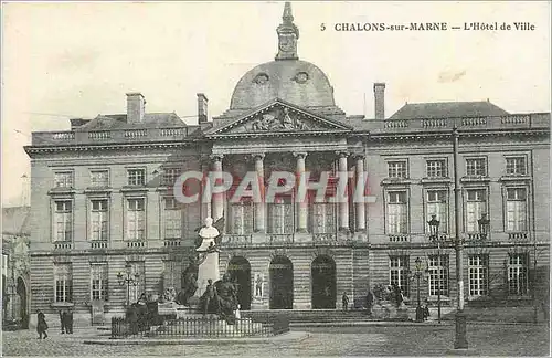 Cartes postales Chalons sur Marne L'Hotel de Ville