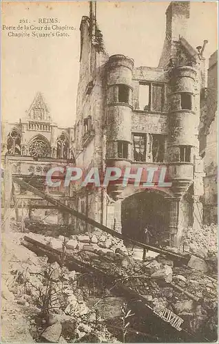 Ansichtskarte AK Reims Porte de la Cour du Chapitre