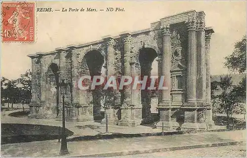 Ansichtskarte AK Reims La Porte de Mars