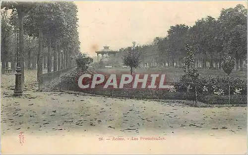 Cartes postales Reims Les Promenades