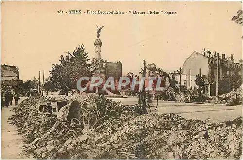 Cartes postales Reims Place Drouet d'Erlon