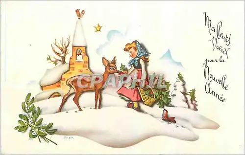 Cartes postales Meilleurs Voeux pour la Nouvelle Annee