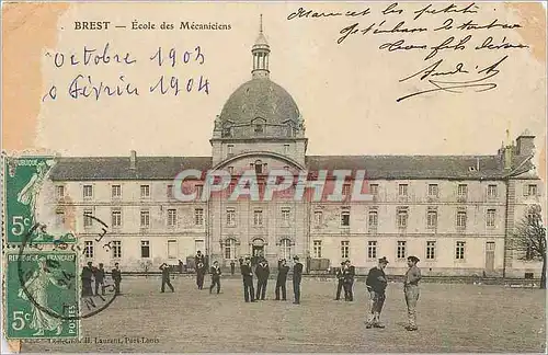 Cartes postales Brest Ecole des Mecaniciens