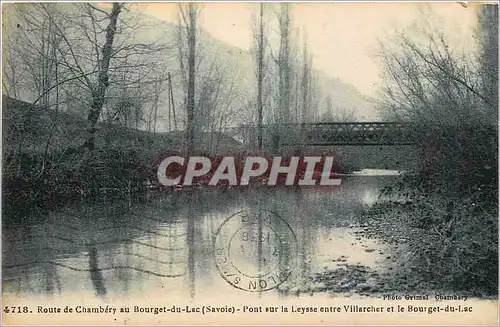 Cartes postales moderne Route de Chambery au Bourget du Lac Savoie