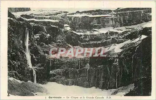 Cartes postales Gavarnie Le Cirque et la Grande Cascade