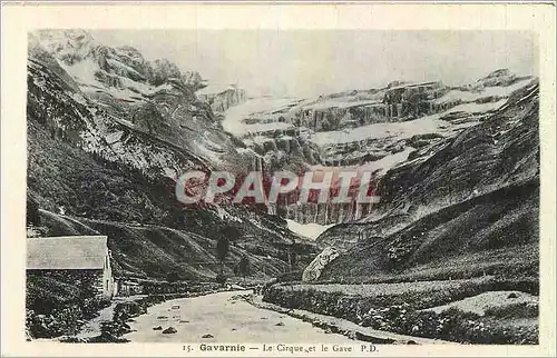 Cartes postales Gavarnie Le Cirque et le Gave