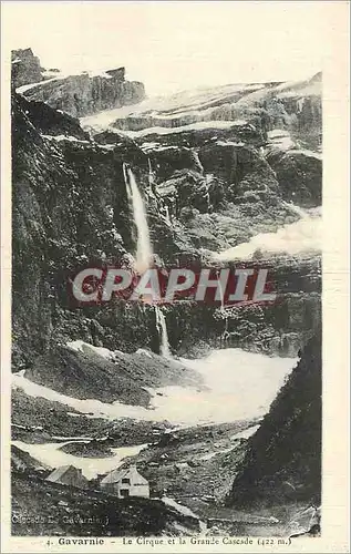 Cartes postales Gavarnie Le Cirque et la Grande Cascade