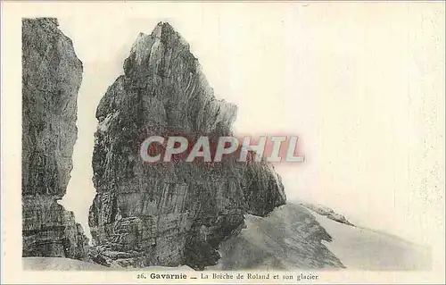 Cartes postales Gavarnie La Breche de Roland et son glacier