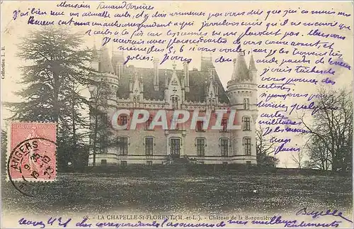 Cartes postales La Chapelle St Florent M et L Chateau de la Baronniere
