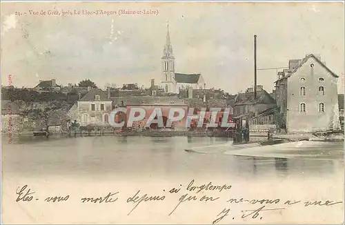 Cartes postales Vue de Grez pres le Lion d'Angers Maine et Loire