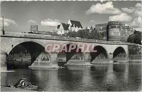 Cartes postales moderne Angers Le Pont et le Chateau