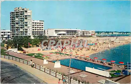 Cartes postales moderne Royan La facade et la plage de Foncillon