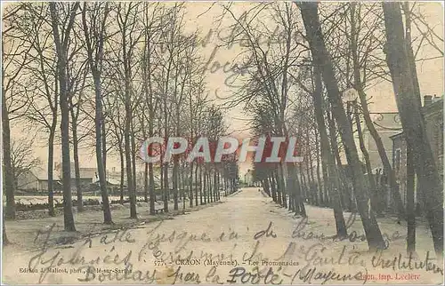 Cartes postales Craon Mayenne Les Promenades