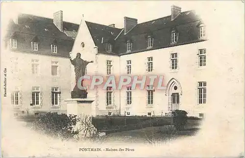 Ansichtskarte AK Pontmain Maison des Peres