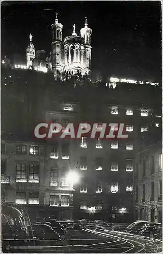 Moderne Karte Lyon Basilique de Fourviere