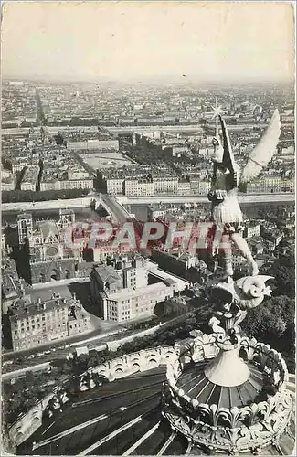 Moderne Karte Lyon La Ville vue de Fourviere