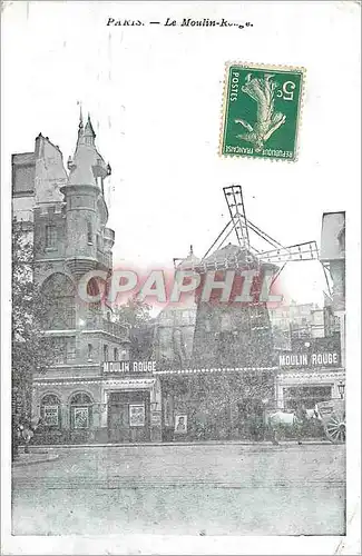 Cartes postales Paris Le Moulin