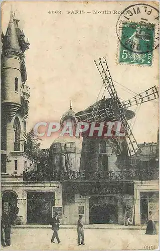 Cartes postales Paris Moulin Rouge