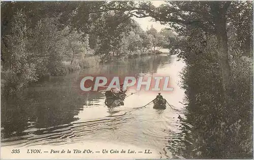 Ansichtskarte AK Lyon Parc de la Tete d'Or Un Coin du Lac