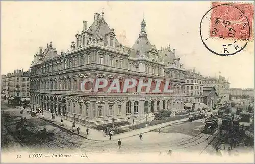 Cartes postales Lyon La Bourse