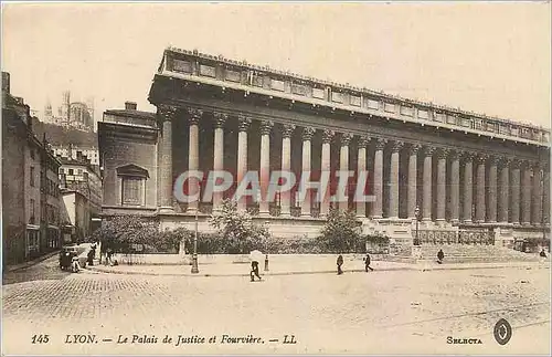 Cartes postales Lyon Le Palais de Justice et Fourviere