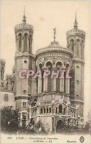 Cartes postales Lyon Notre Dame de Fourviere L'Abside