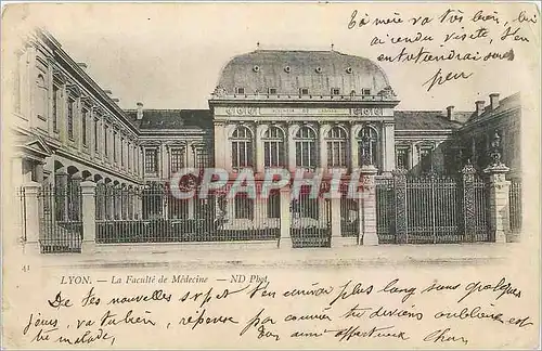 Cartes postales Lyon La Faculte de Medecine