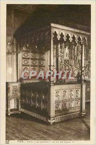Cartes postales Pau Le Chateau Le Lit de Henri IV