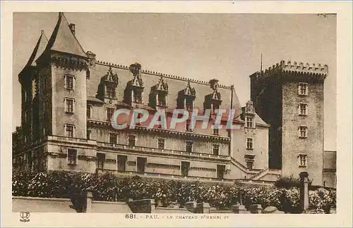 Cartes postales Pau Le Chateau d'Henri IV