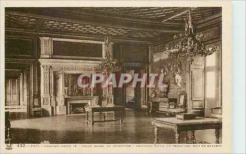 Ansichtskarte AK Pau Chateau Henri IV Grand Salon de Reception