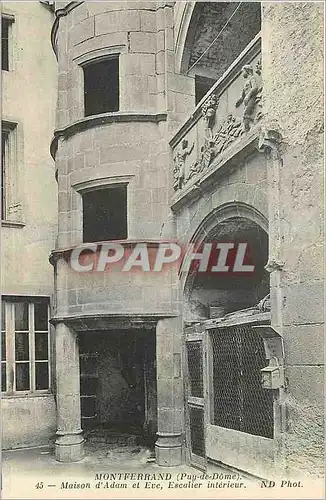 Cartes postales Montferrand Puy de Dome Maison d'Adam et Eve