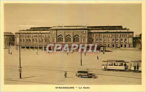 Cartes postales Strasbourg La Gare Tramway