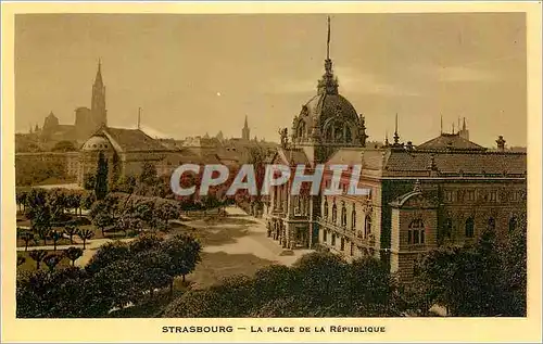 Cartes postales Strasbourg La Place de la Republique