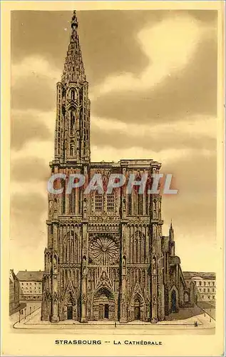 Cartes postales Strasbourg La Cathedrale