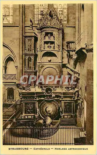 Cartes postales Strasbourg Cathedrale Horloge Astronomique