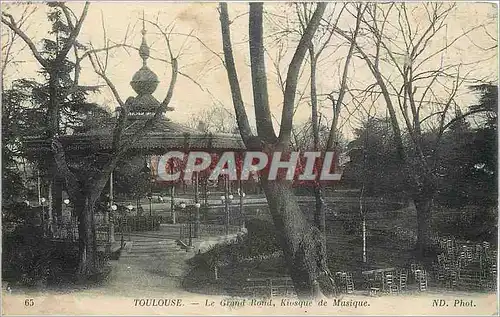 Ansichtskarte AK Toulouse Le Grand Hotel Kiosque de Musique