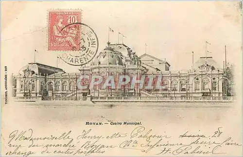 Cartes postales Royan Casino Municipal