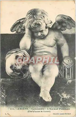 Cartes postales Amiens Cathedrale L'Enfant Pleureur