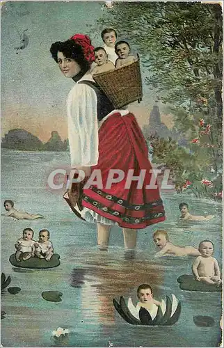 Cartes postales Femme Enfants