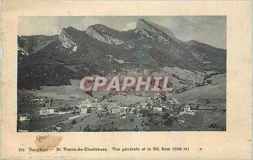 Cartes postales Dauphine St Pierre de Chartreuse Vue generale