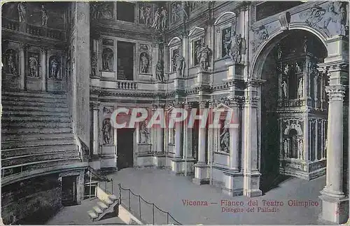Ansichtskarte AK Vicenza Fianco del Teatro Olimpico
