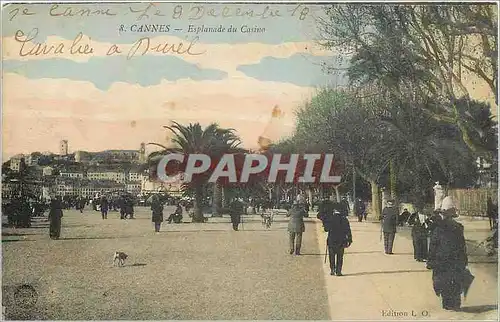 Cartes postales Cannes Esplanade du Casino