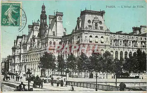 Cartes postales Paris L'Hotel de Ville