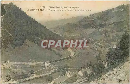 Cartes postales Le Mont Dore Vue prise sur la Vallee de la Bourboule