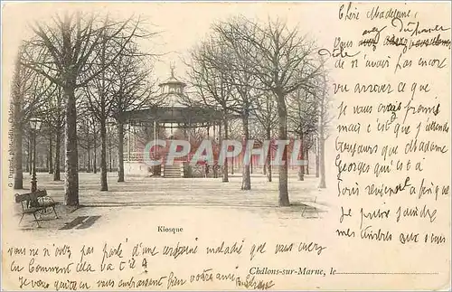 Cartes postales Chalons sur Marne Kiosque