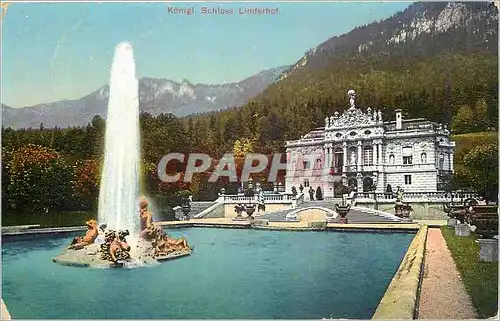 Cartes postales Konigl Schloss Linderhof