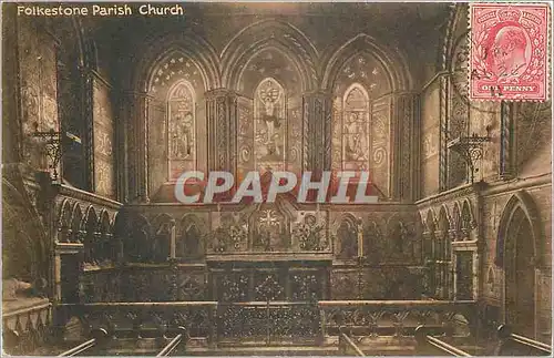 Cartes postales Folkestone Parish Church